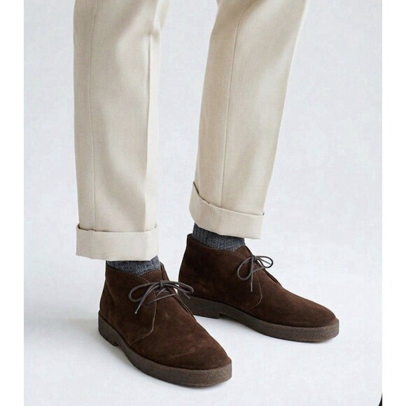 Sanders Hi-Top Chukka Boots Men 7.5 US Playboy Steve McQueen Polo Snuff Suede main image 7